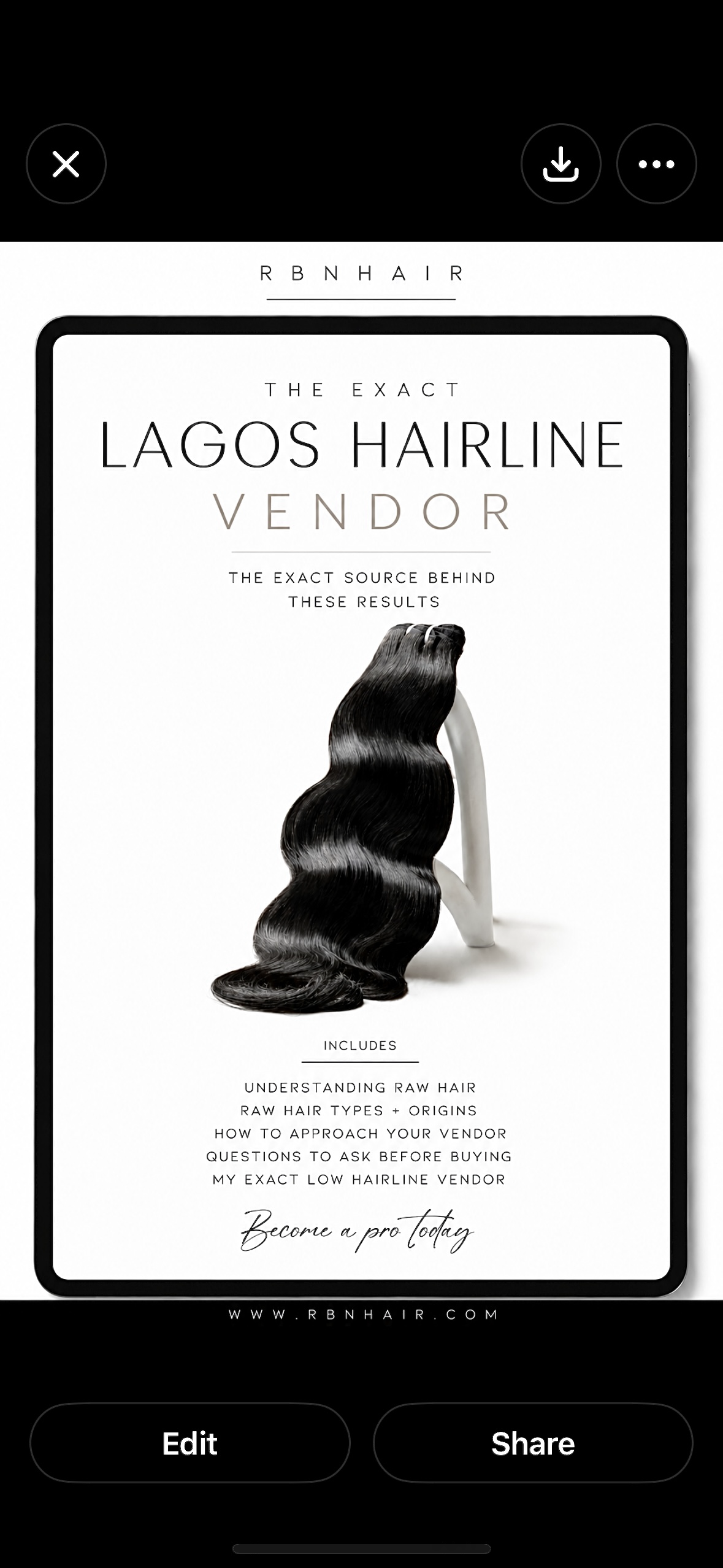 Exact Lagos Hairline Vendor