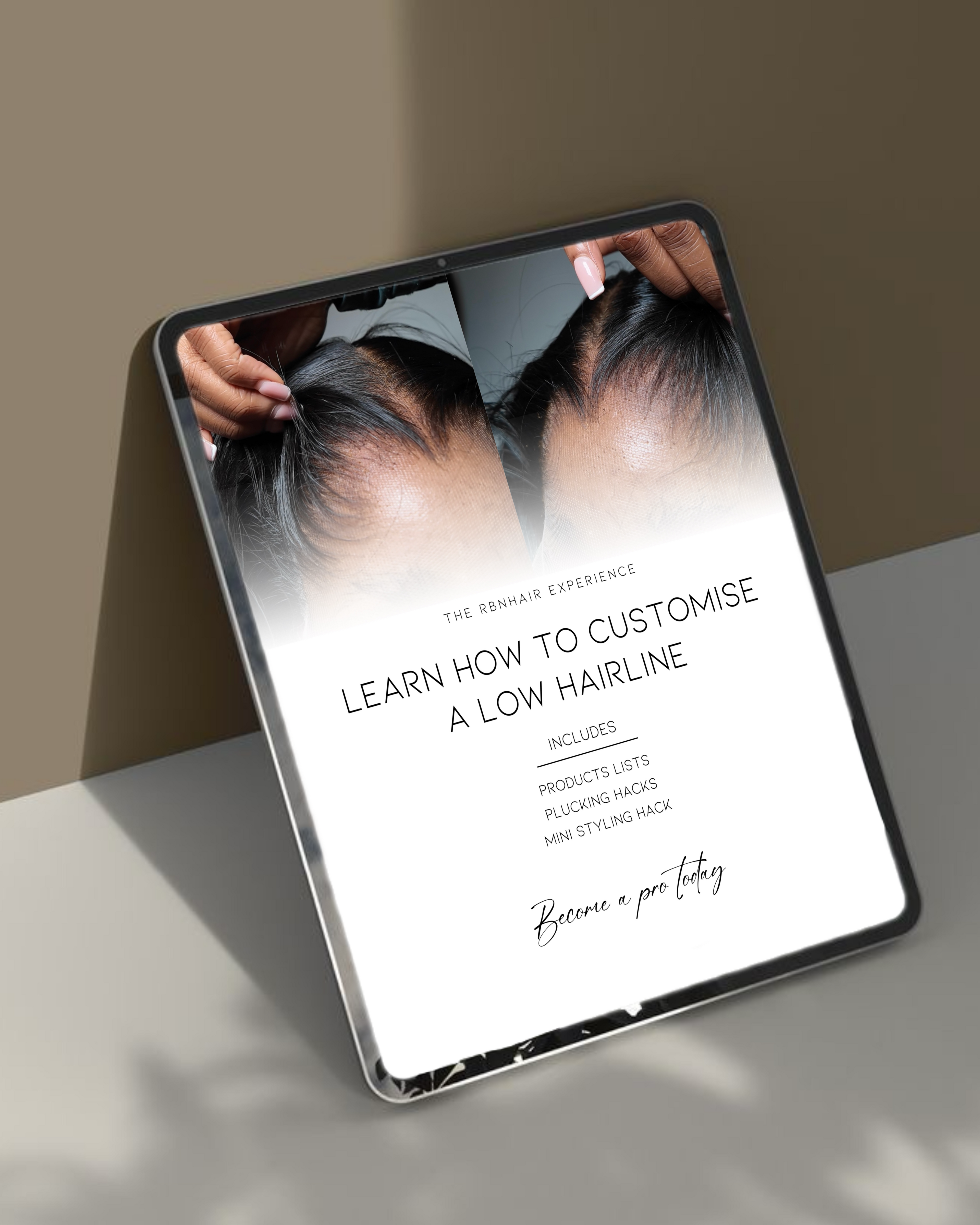 Learn How To Customise A Lagos Hairline On A Closure Wig